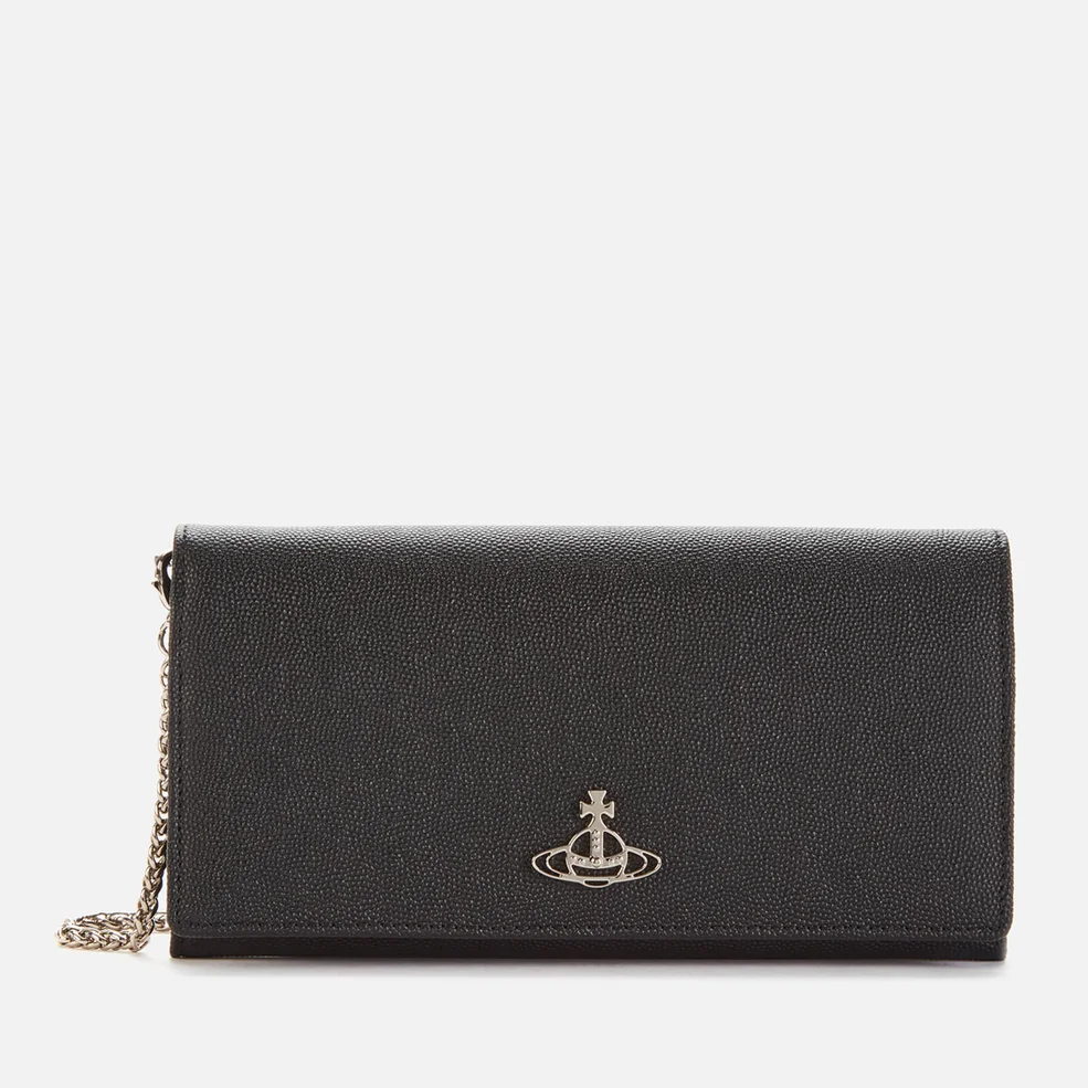 Vivienne Westwood Women's Windsor Long Wallet with Long Chain - Black Image 1