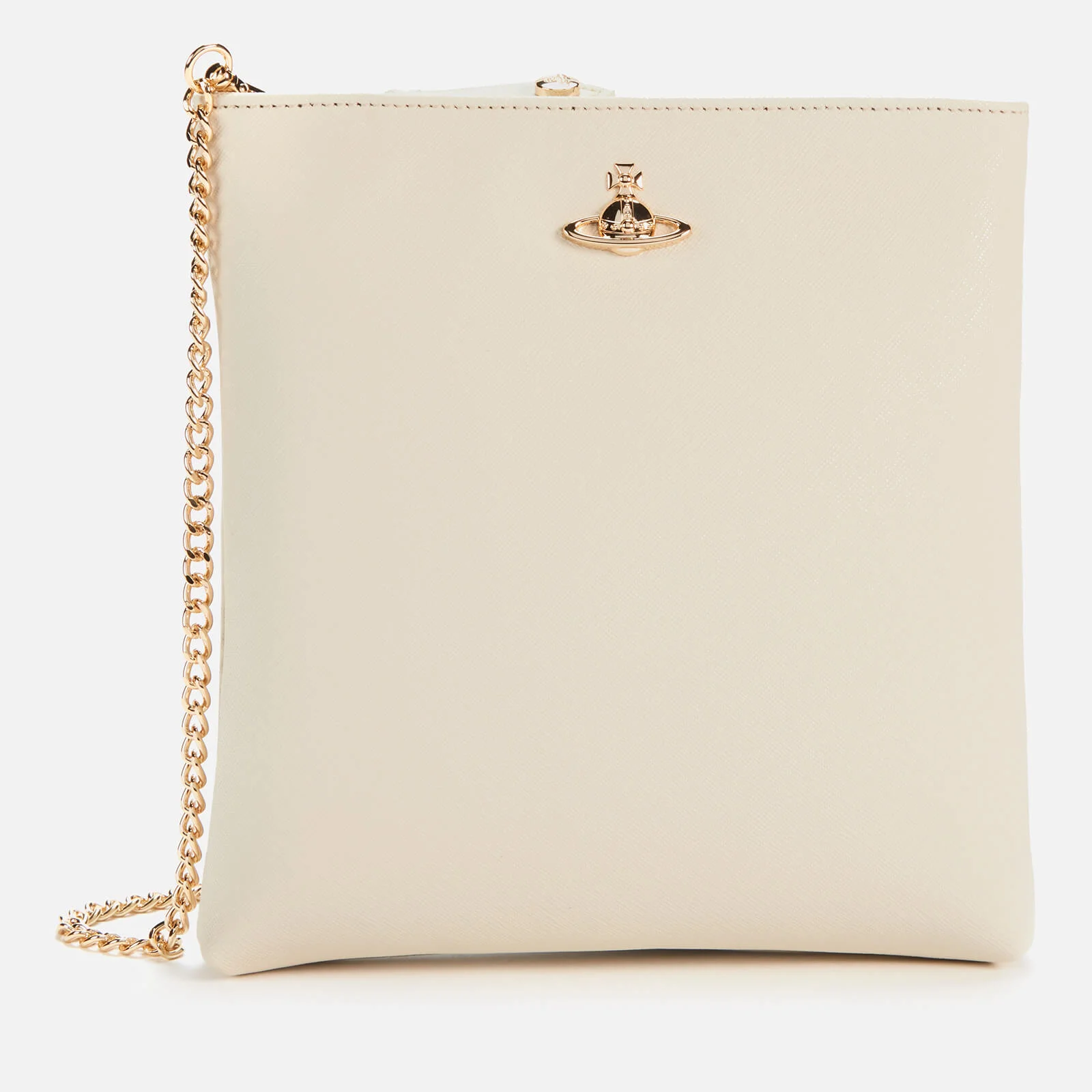 Vivienne Westwood Women's Victoria Square Cross Body with Chain - Ivory Image 1