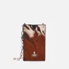 Vivienne Westwood Women's Dolce Phone Chain Bag - Brown - Image 1