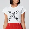 KENZO Women's Small Fit T-Shirt KENZO Sport - White - Image 1