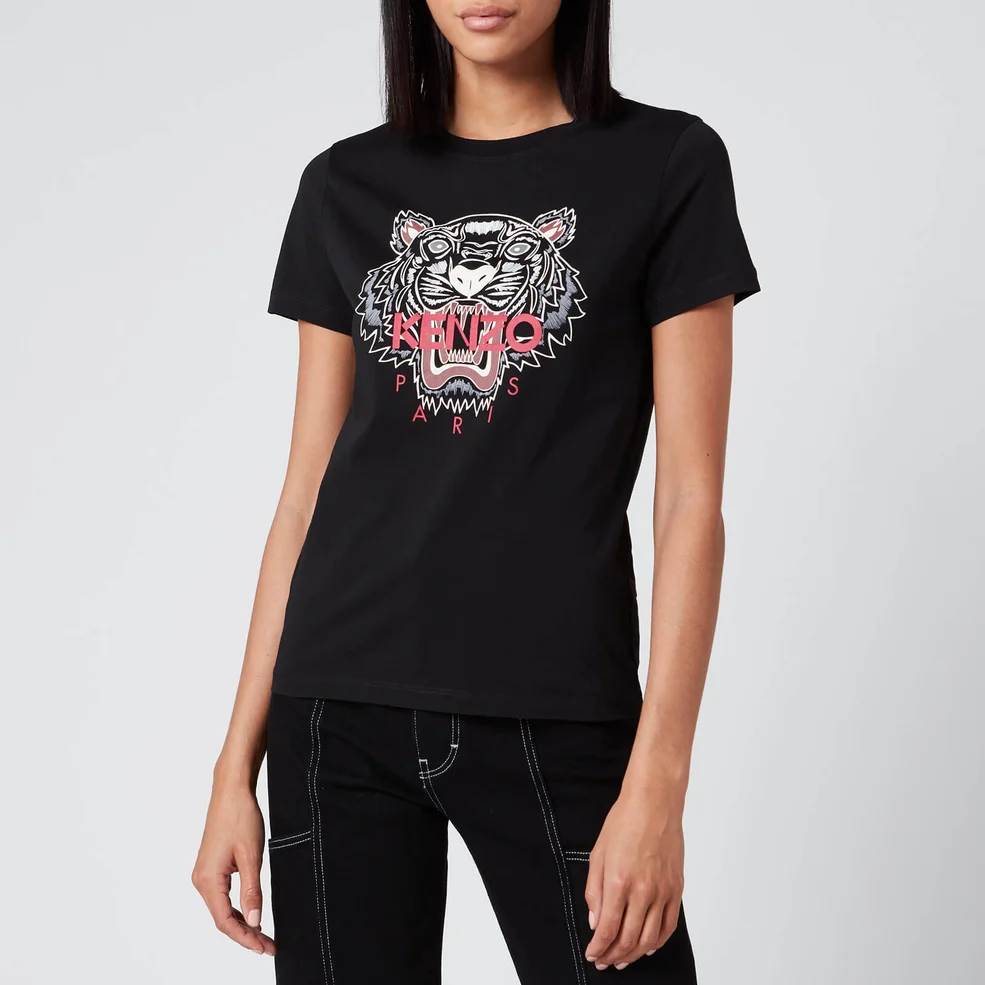 KENZO Women's Icon Tiger T-Shirt Classic - Black Image 1