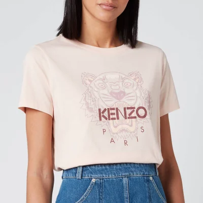 KENZO Women's Icon Tiger T-Shirt Classic - Faded Pink