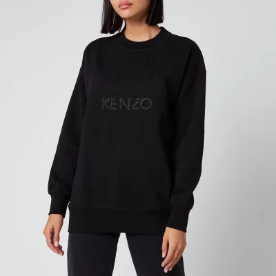 KENZO Women's Embossed Loose Sweatshirt - Black