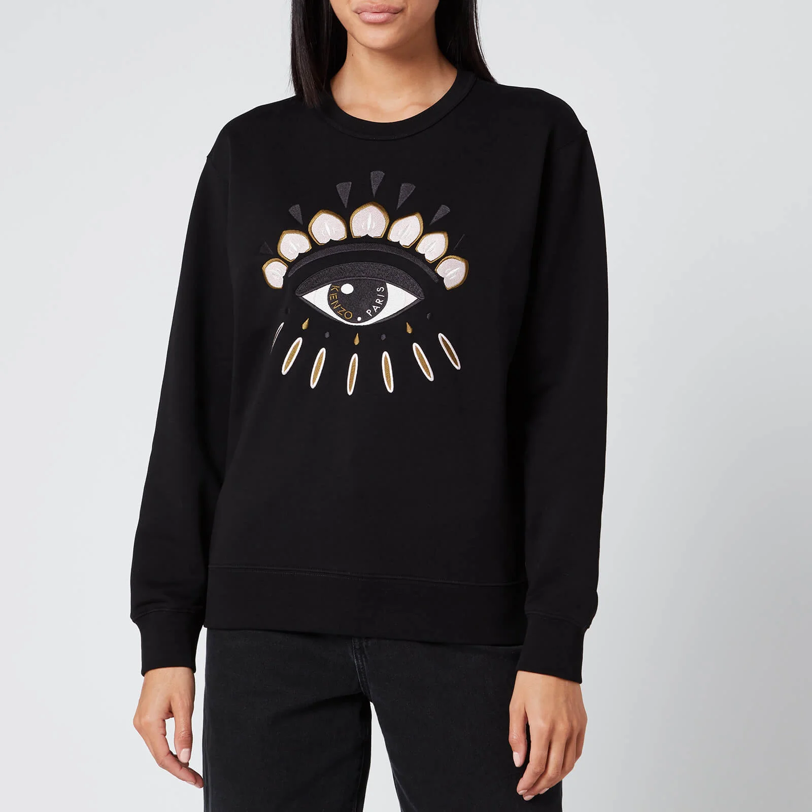KENZO Women's Icon Classic Sweatshirt Eye - Black Image 1