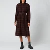 KENZO Women's Long Shirt Dress - Dark Brown - Image 1