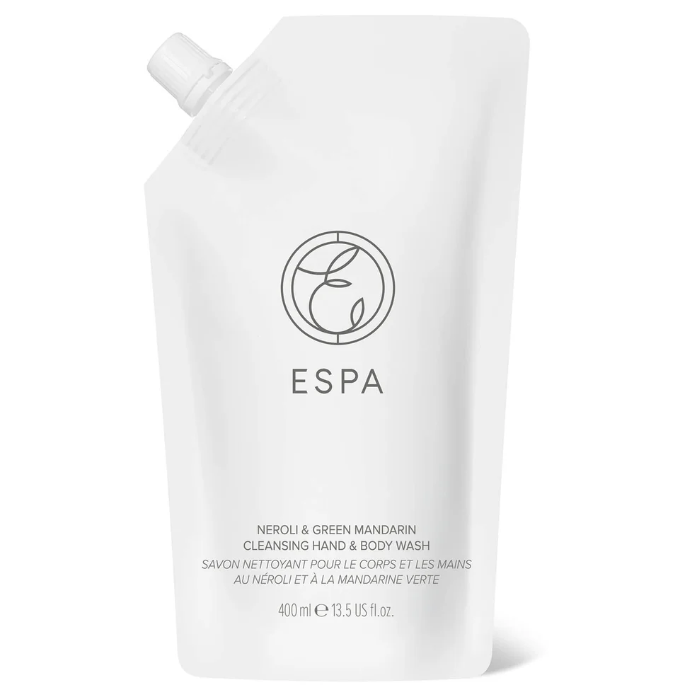 ESPA Essentials Neroli and Green Mandarin Body Wash 400ml Image 1