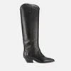 Isabel Marant Women's Denvee Leather Knee High Boots - Black - Image 1