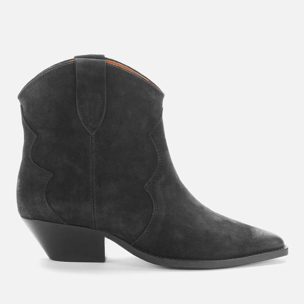 Isabel Marant Women's Dewina Leather Western Boots - Black Image 1