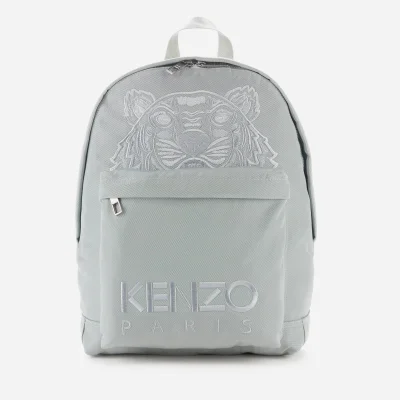 KENZO Men's Kampus Canvas Backpack - Grey/Green