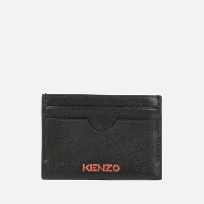 KENZO Men's Leather Cardholder - Black