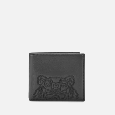 KENZO Men's Kampus Leather Bifold Wallet - Black