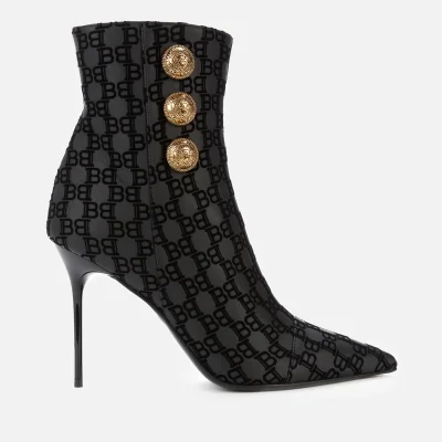Balmain Women's Heeled Shoe Boots - Black