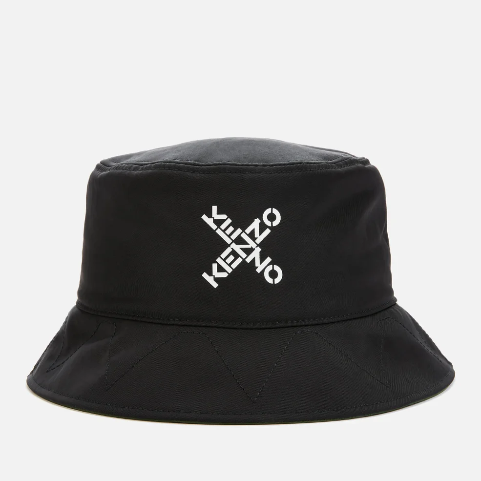 KENZO Men's Sport Nylon Bucket Hat - Black Image 1