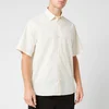 KENZO Men's Casual Short Sleeve Shirt - Ecru - Image 1