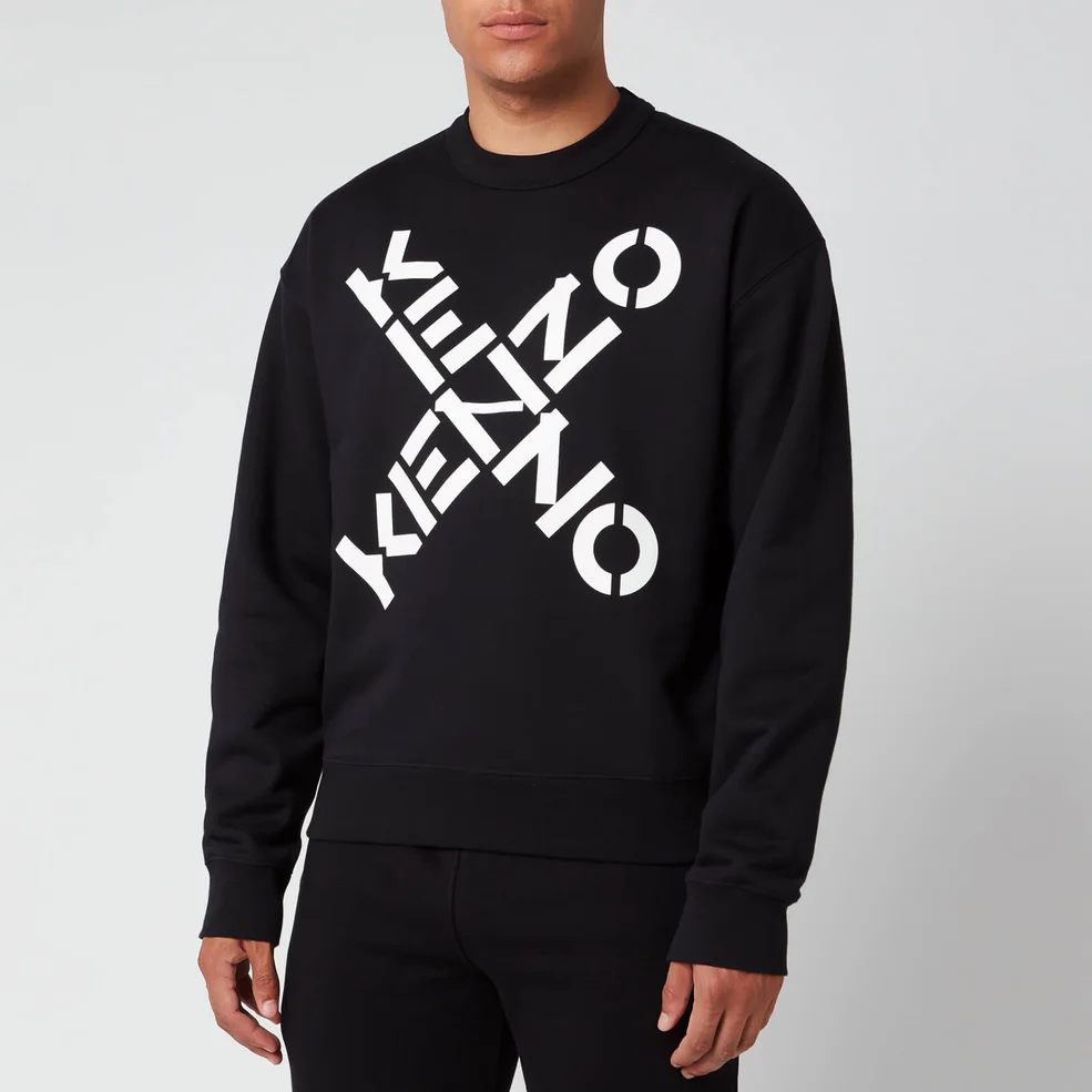KENZO Men's Sport Oversized Sweatshirt - Black Image 1