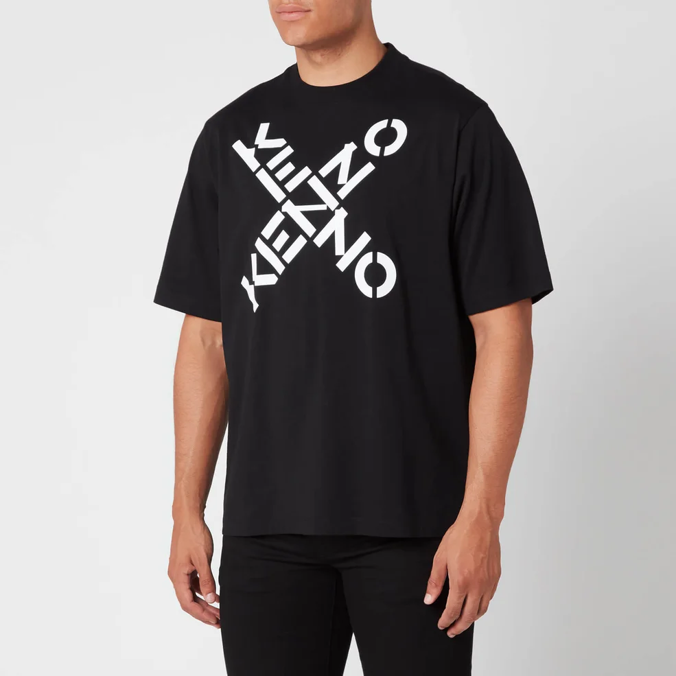 KENZO Men's Sport Oversized T-Shirt - Black Image 1