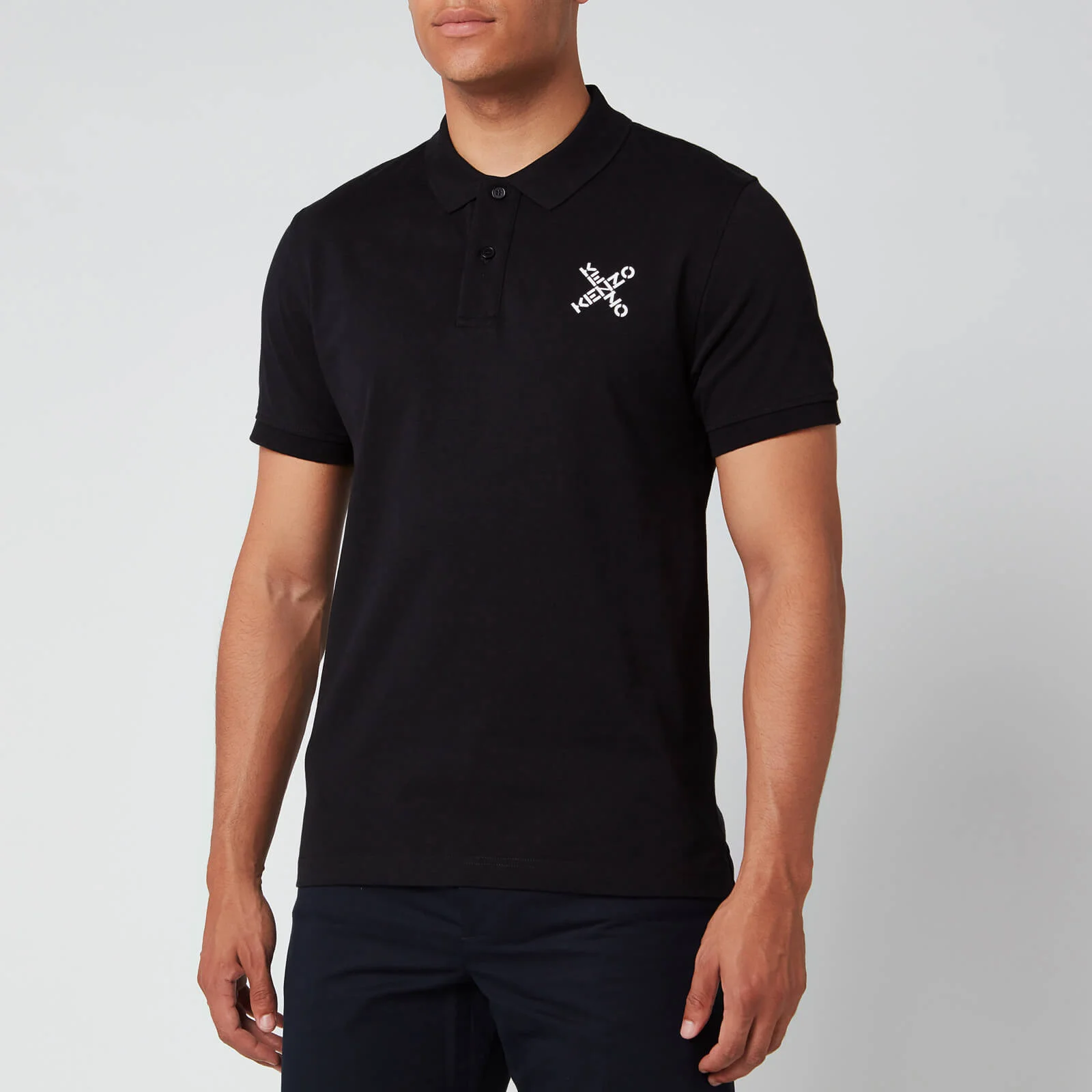 KENZO Men's Sport Polo Shirt - Black Image 1