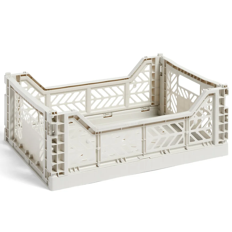 HAY Colour Crate - Light Grey - M Image 1