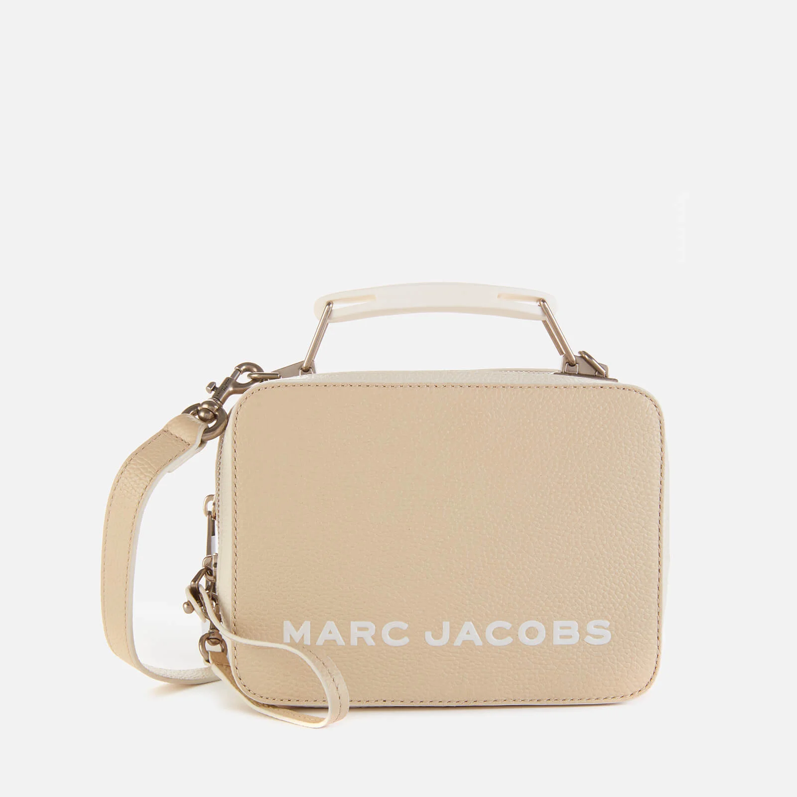 Marc Jacobs Women's The Box 20 Bag - Oatmilk Image 1