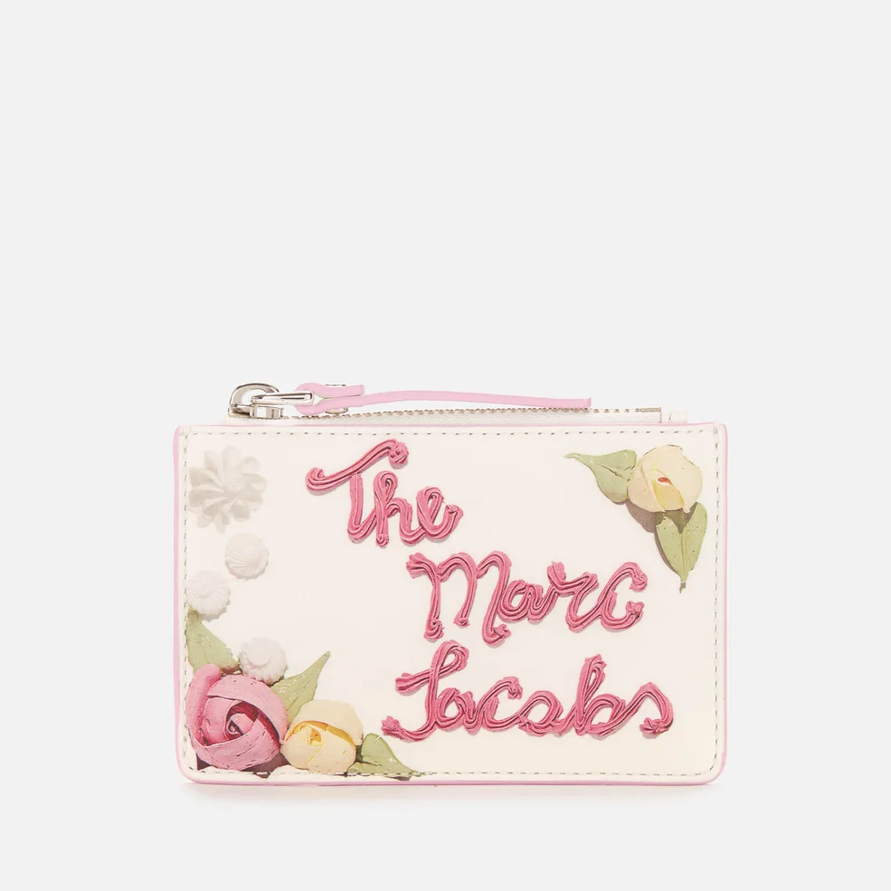 Marc Jacobs Women's Top Zip Multi Wallet - Cotton Multi Image 1