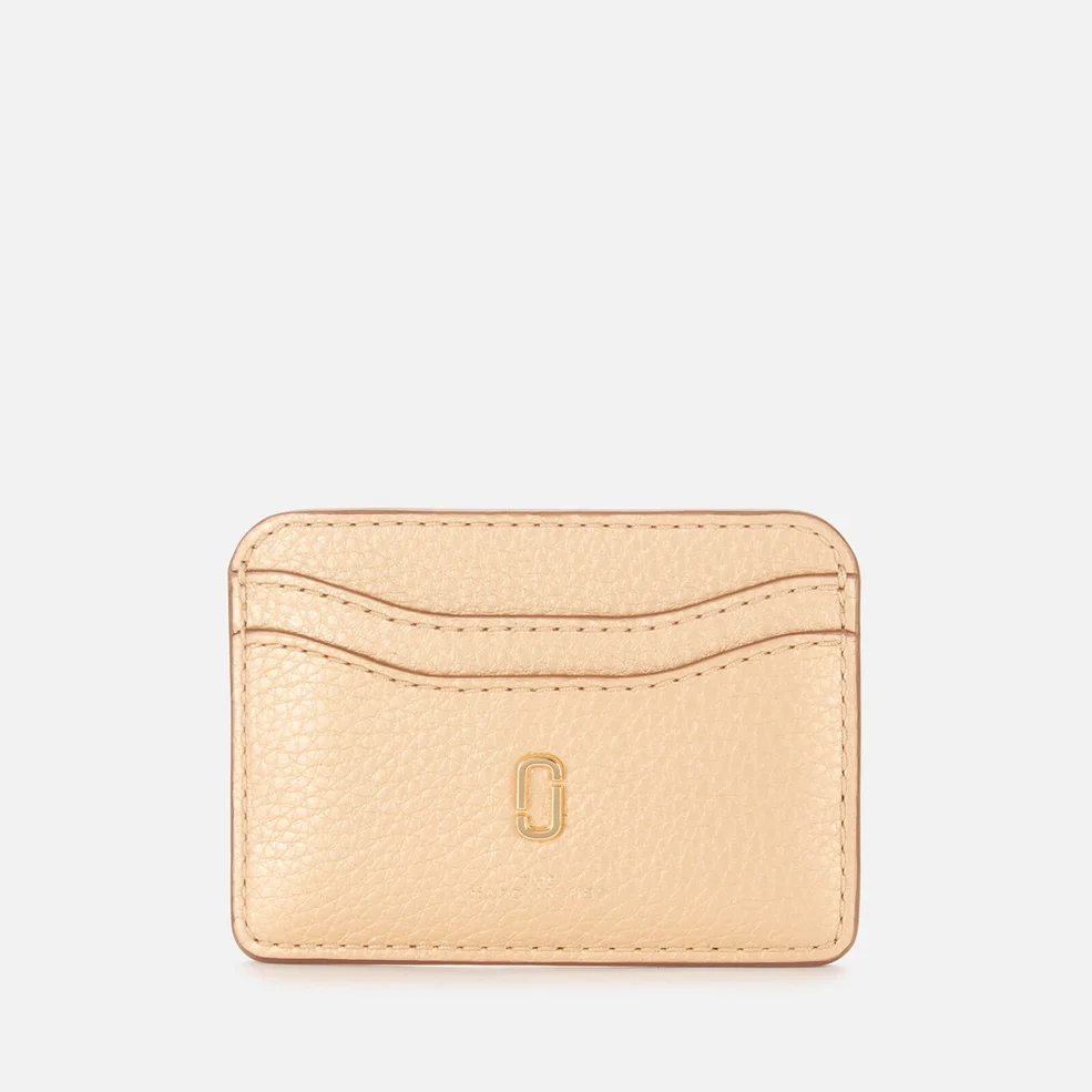 Marc Jacobs Women's New Card Case - Gold Image 1