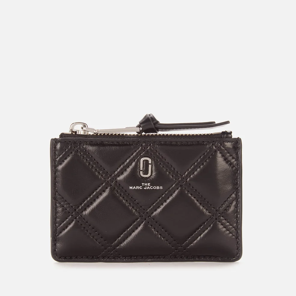 Marc Jacobs Women's Quilted Softshot Wallet - Black Image 1