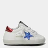 Golden Goose Babies' Star Nappa Trainers - White/Blue/Red - Image 1