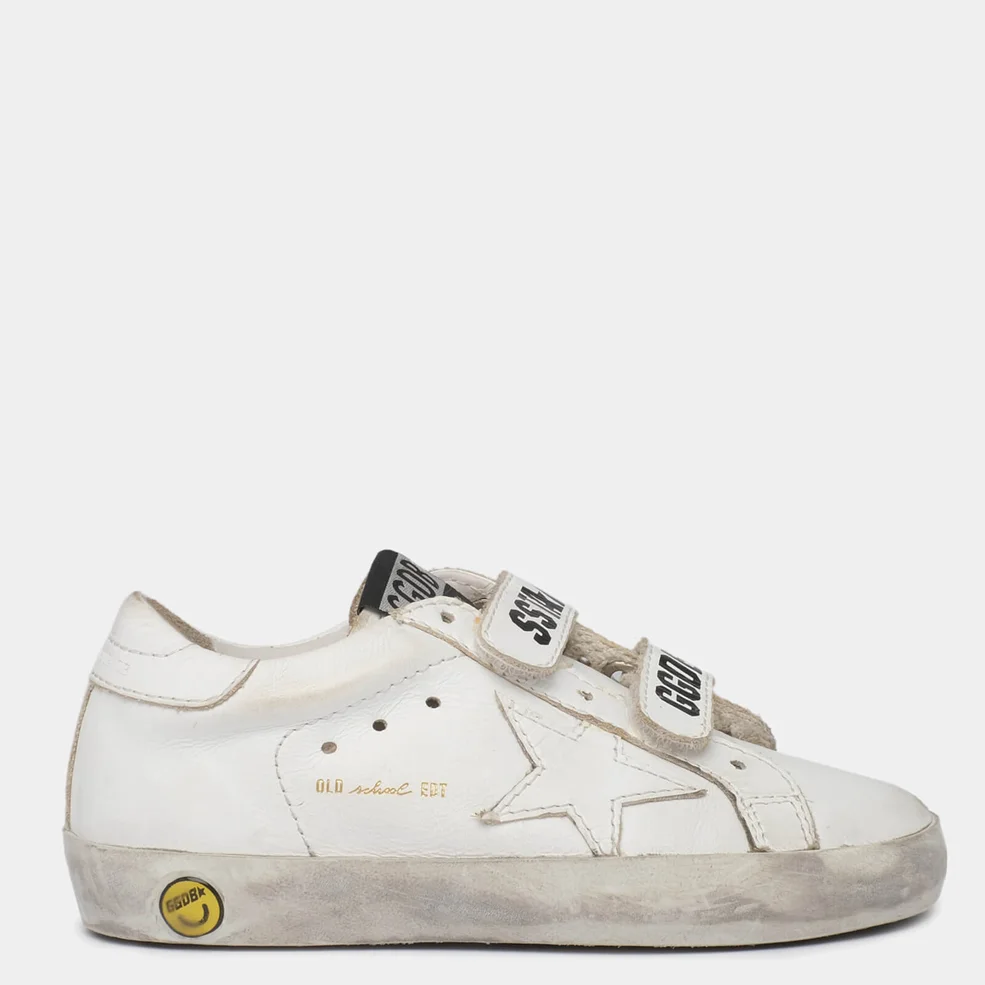 Golden Goose Toddlers' Old School Trainers - Optic White Image 1