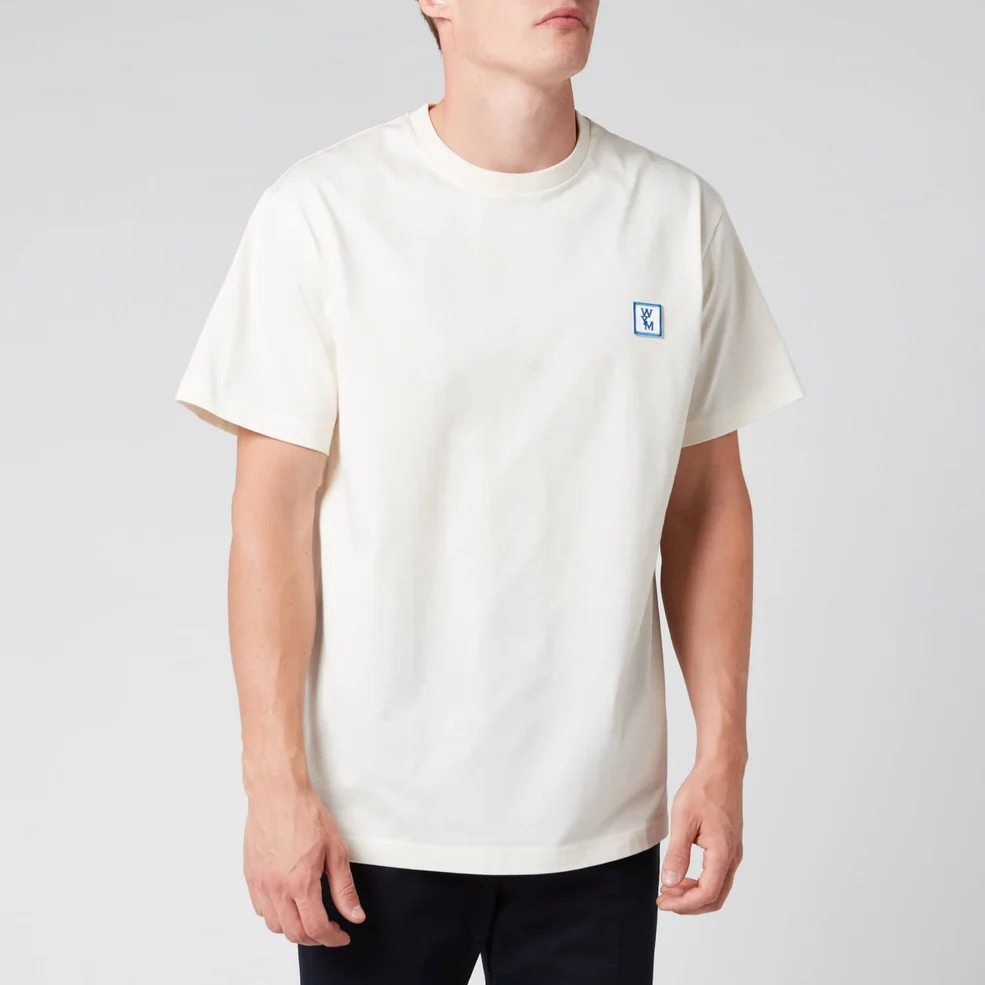 Wooyoungmi Men's Fleece Logo T-Shirt - Ivory Image 1