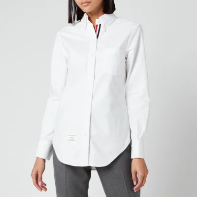 Thom Browne Women's Classic Long Sleeve Shirt - White