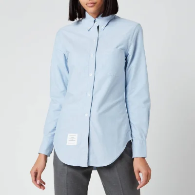 Thom Browne Women's Classic Long Sleeve Shirt - Light Blue