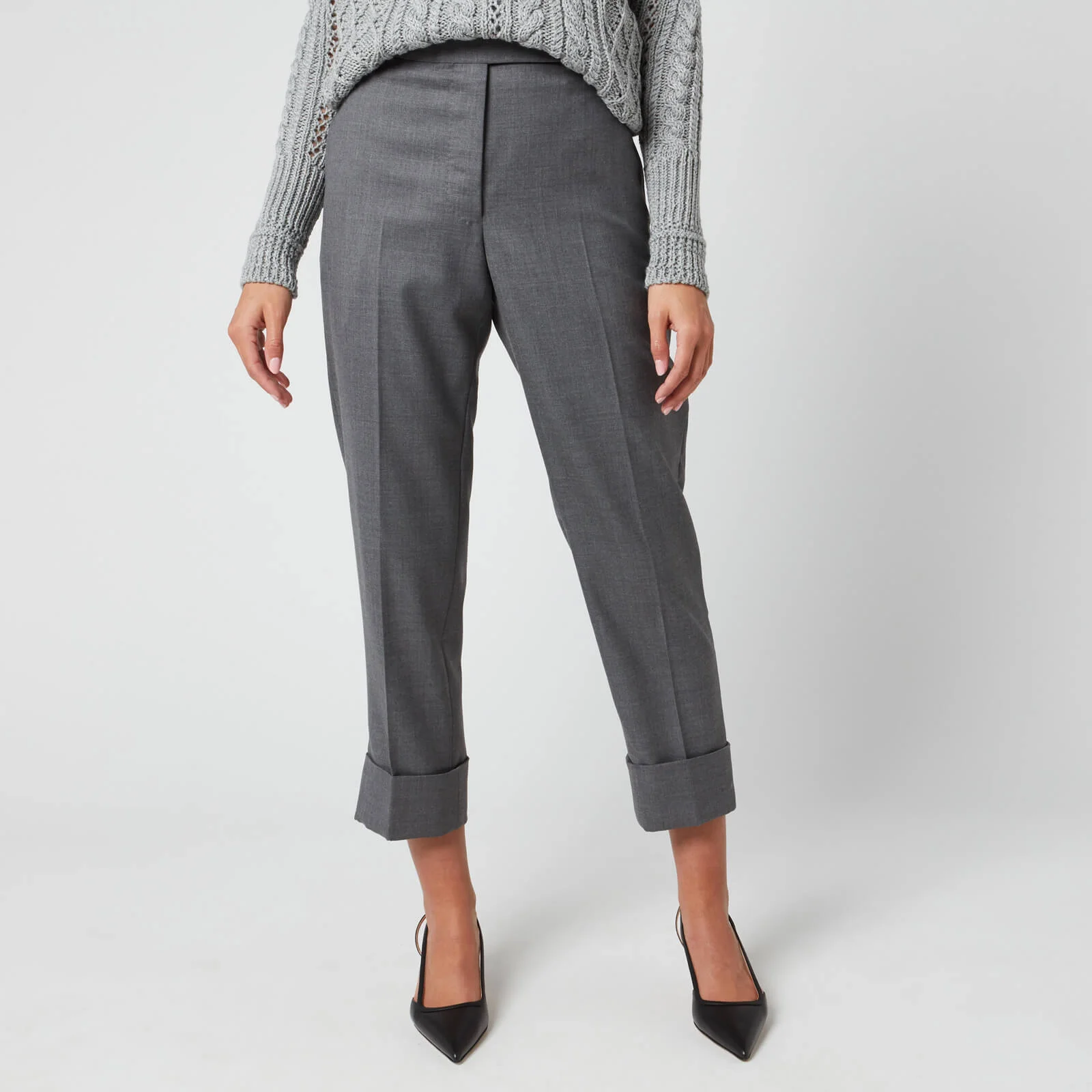 Thom Browne Women's Classic Backstrap Trousers - Med Grey Image 1