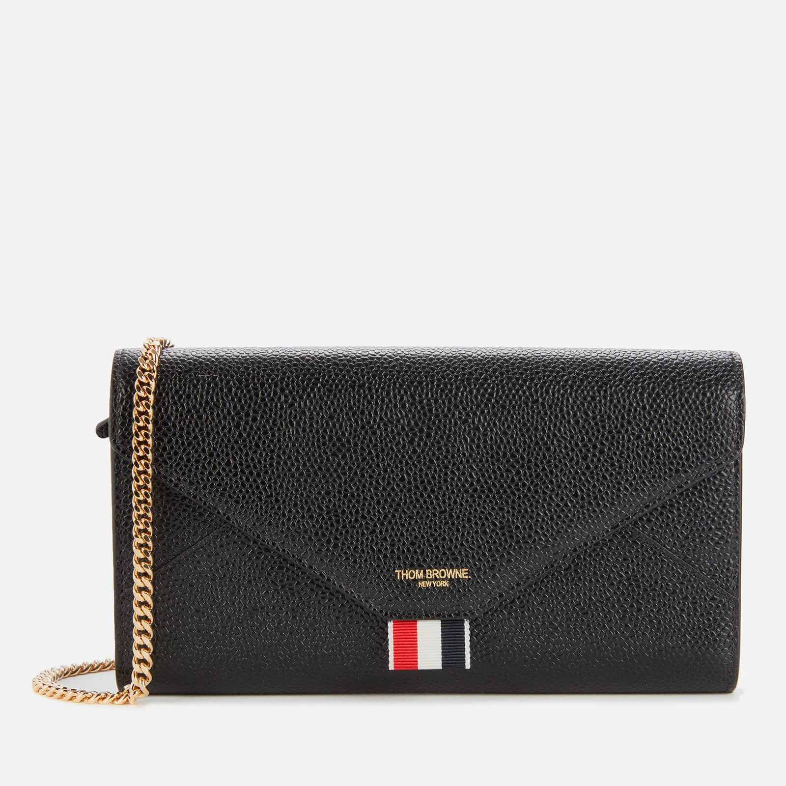 Thom Browne Women's Envelope Long Wallet with Long Chain - Black Image 1
