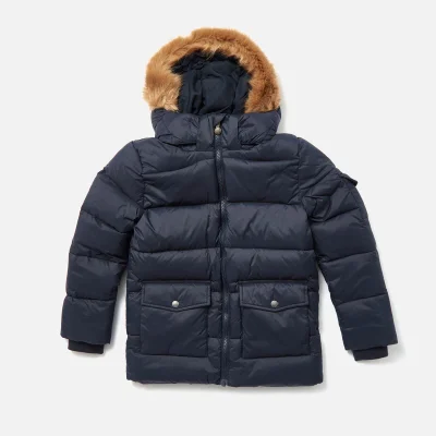 Pyrenex Boys' Authentic Mat Faux Fur Jacket - Amiral