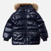 Pyrenex Boys' Authentic Shiny Synthetic Fur Jacket - Amiral - Image 1