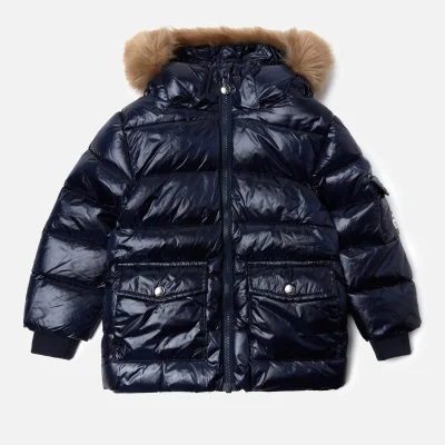 Pyrenex Boys' Authentic Shiny Synthetic Fur Jacket - Amiral