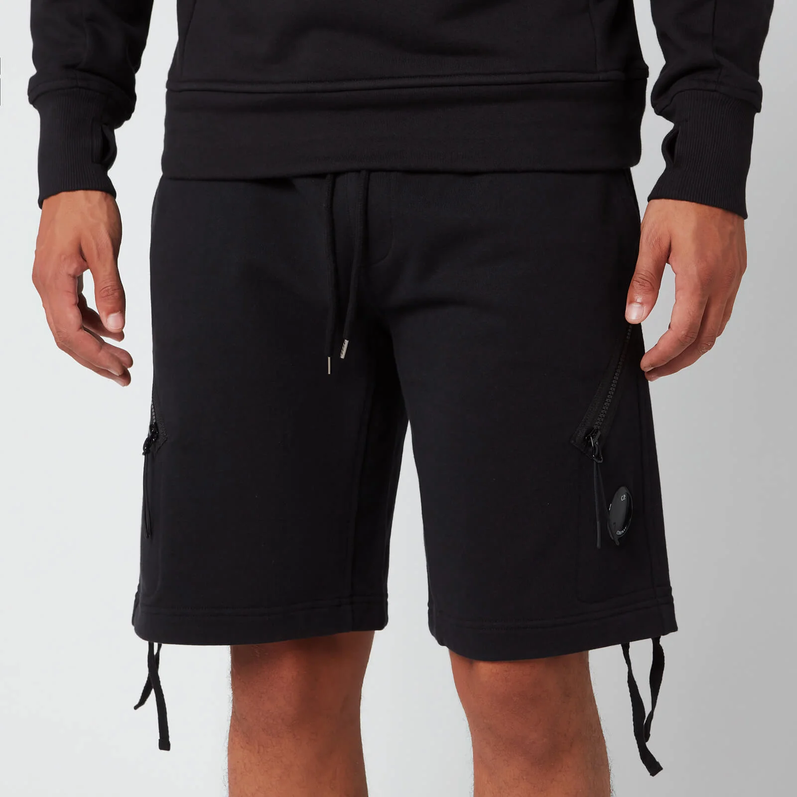 C.P. Company Men's Jogging Bermuda Shorts - Black Image 1