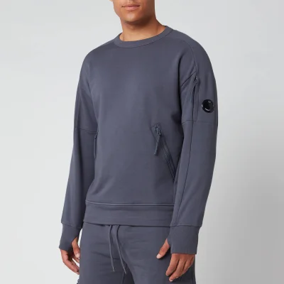 C.P. Company Men's Front Zip Pocket Sweatshirt - Ombre Blue