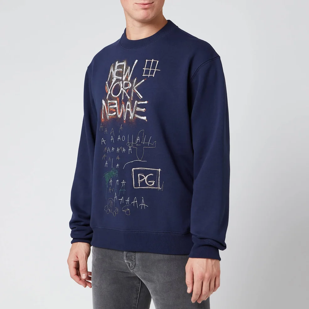 Coach Men's Basquiat Sweatshirt - Blue Image 1