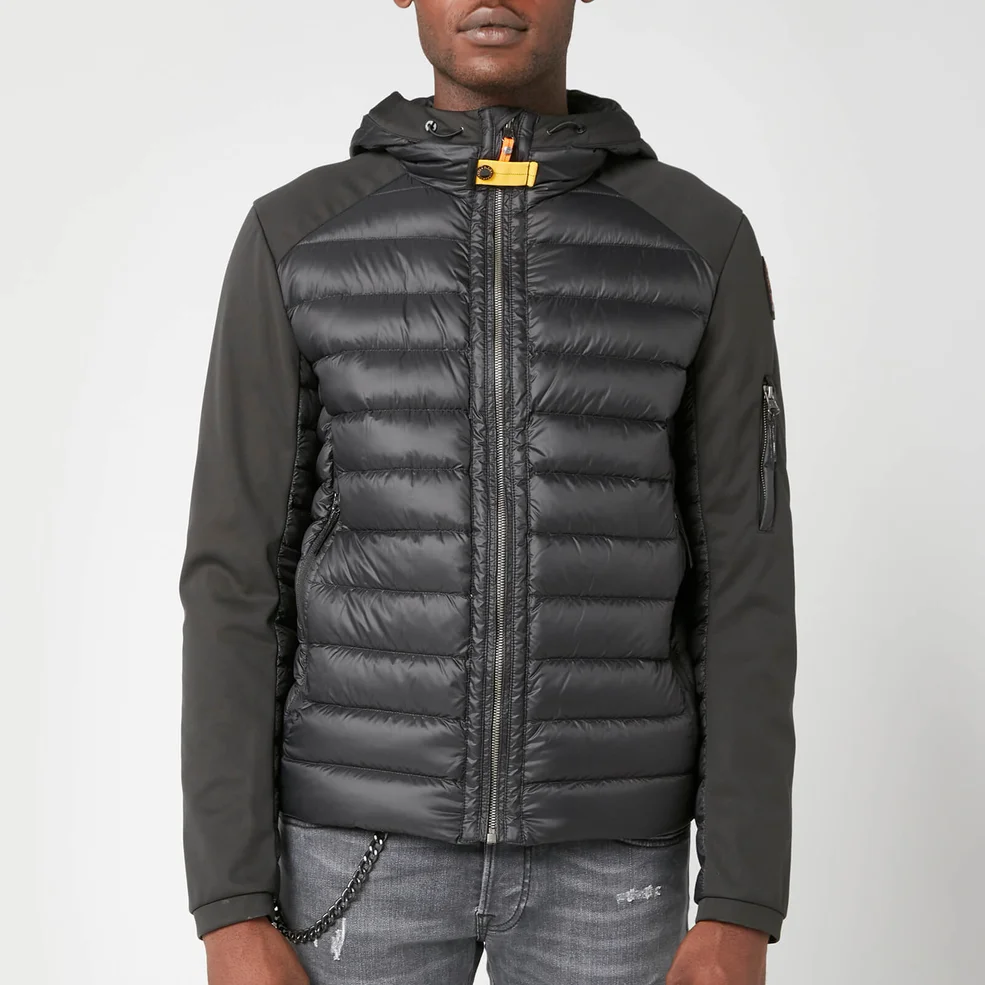 Parajumpers Men's Kinari Soft Shell Hooded Jacket - Black Image 1