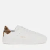 Golden Goose Men's Pure Star Leather Trainers - White/Brown Leopard - Image 1