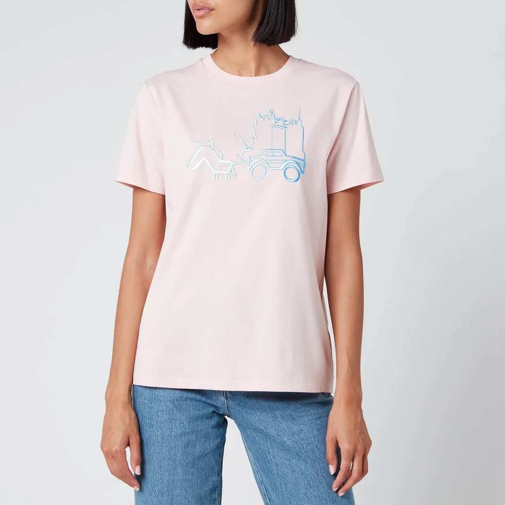 Coach 1941 Women's Chinese Collective Logo T-Shirt - Pink Image 1