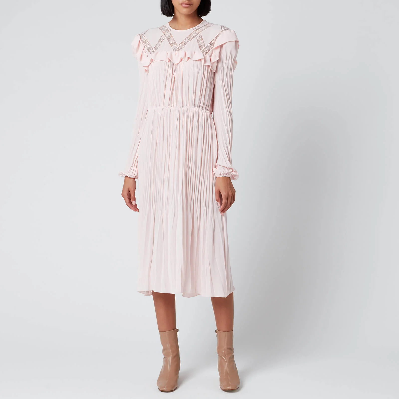 Philosophy di Lorenzo Serafini Women's Ruffled Dress - Pink Image 1