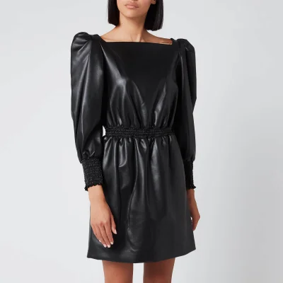 Philosophy di Lorenzo Serafini Women's Faux Leather Dress - Black