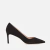 Stuart Weitzman Women's Anny 70 Suede Court Shoes - Black - Image 1