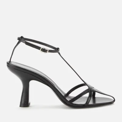 Simon Miller Women's Star Leather Heeled Sandals - Black