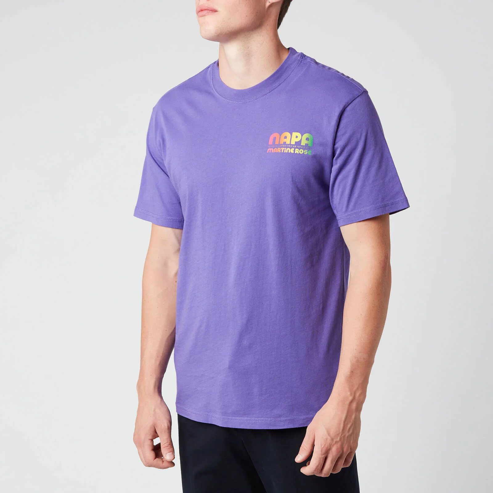 Napapijri X Martine Rose Men's S-Carbis T-Shirt - Ultra Violet Image 1