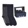Emporio Armani Men's 3 Pack Stripe Socks - Multi - Image 1