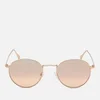 Tom Ford Women's Round Frame Sunglasses - Rose Gold/Green - Image 1