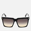 Tom Ford Women's Oversized Square Frame Sunglasses - Black/Smoke - Image 1